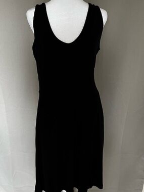 Lole Black Sleeveless V-Neck Dress
